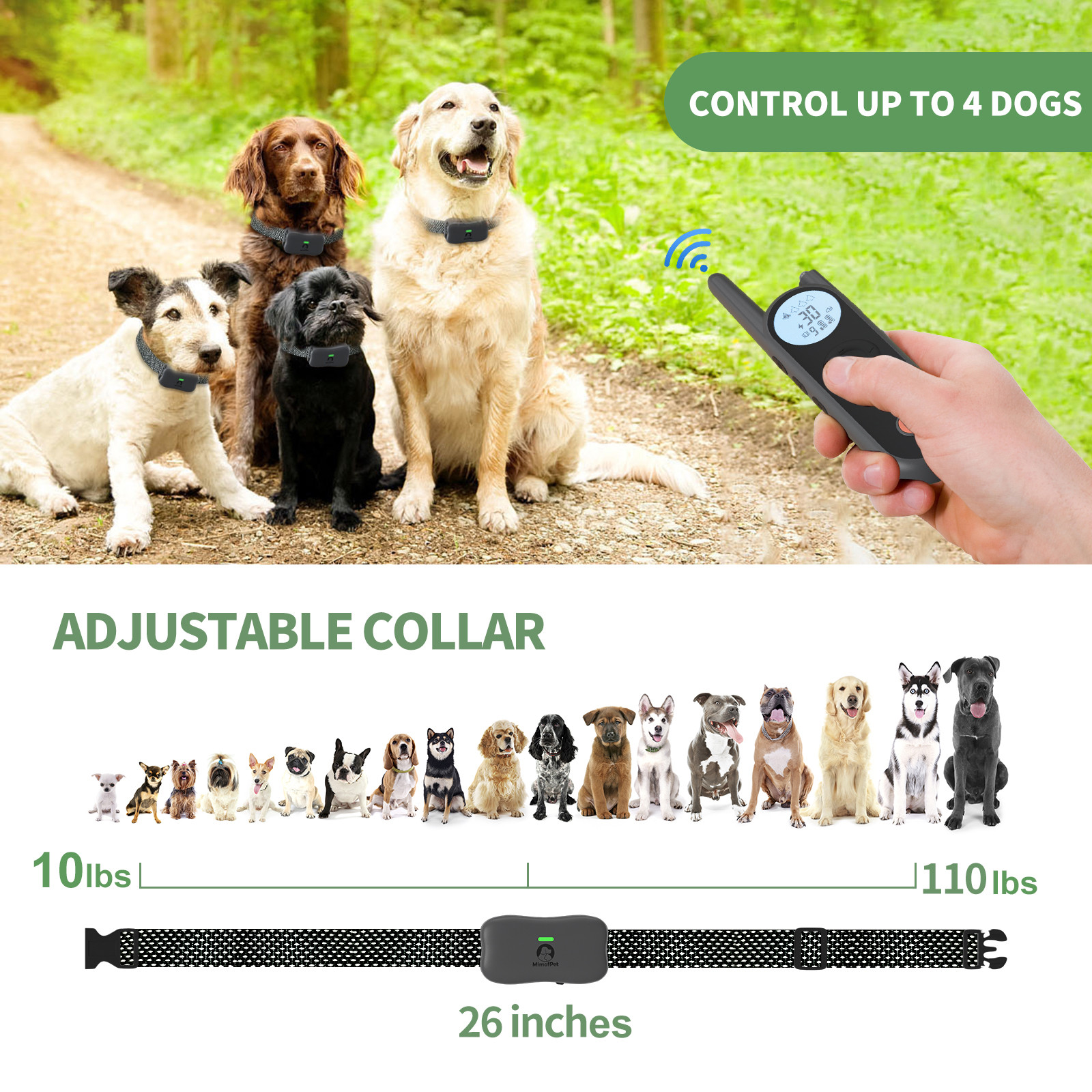 Introduzione nantu à Mimofpet X1 Model Dog Training Collar 01 (3)