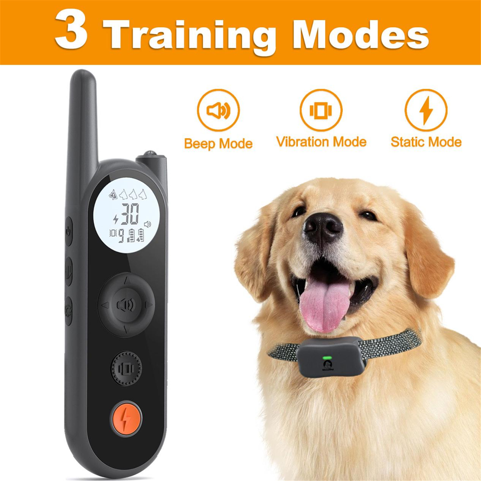 แนะนำเกี่ยวกับปลอกคอฝึกสุนัขรุ่น Mimofpet X201 (11)