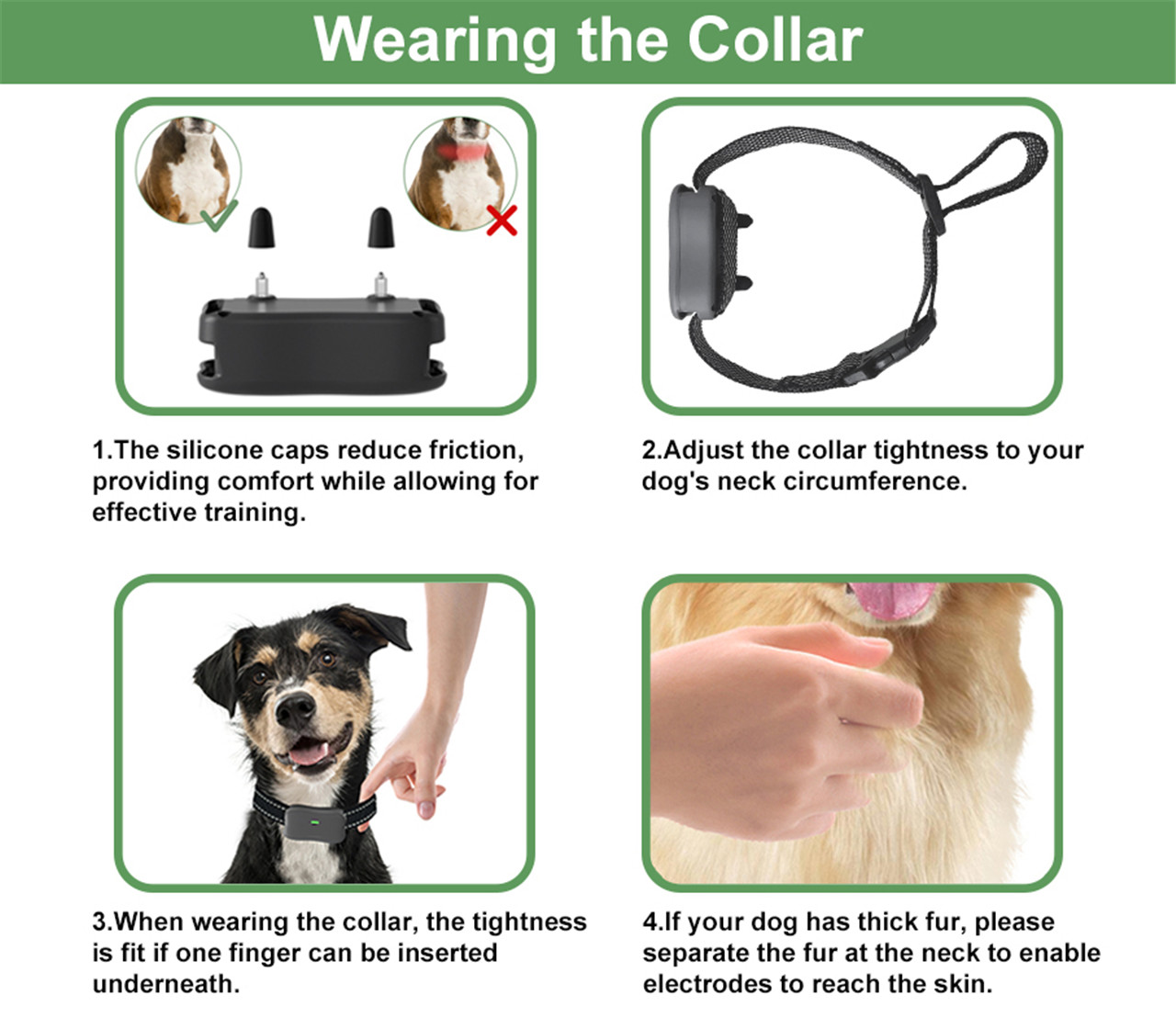Dog Training Collar with Remote, 34 Mile Range Dog Shock Collar, Waterproof and Rechargeable with Beep, Vibration, Safe Shock, Light and Keypad Lock Mode for Large Medium Small Dogs-03 (1)